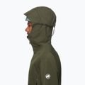 Куртка протидощова чоловіча Mammut Crater IV HS Hooded dark marsh 3