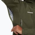 Куртка протидощова чоловіча Mammut Crater IV HS Hooded dark marsh 4