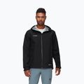 Куртка дощовик чоловіча Mammut Crater Light HS Hooded Jacket Men black