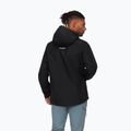Куртка дощовик чоловіча Mammut Crater Light HS Hooded Jacket Men black 2