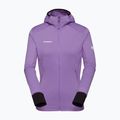 Кофта трекінгова жіноча Mammut Taiss Light мл Hooded lavandin black 5
