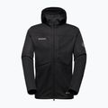 Чоловіча софтшелл-куртка Mammut Ultimate VIII Softshell Hooded black 4