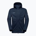 Куртка софтшелл чоловіча Mammut Ultimate VIII Softshell Hooded marine 4