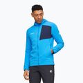 Кофта трекінгова чоловіча Mammut Madris Light ML Hooded Jacket Men glacier blue/marine