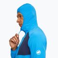 Кофта трекінгова чоловіча Mammut Madris Light ML Hooded Jacket Men glacier blue/marine 5