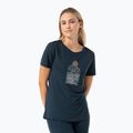 Футболка жіноча super.natural Preikestolen Cliffs Tee blueberry/feather grey/copper