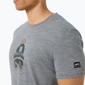 Футболка чоловіча super.natural Gogeanie Tee cashmere greymel/dark shadowmel/vintage khakimel 3
