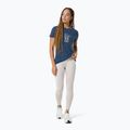 Футболка жіноча super.natural Flower Boots Tee ocean blue/feather grey 2