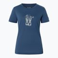 Футболка жіноча super.natural Flower Boots Tee ocean blue/feather grey 4