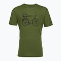 Футболка чоловіча super.natural Bicycle Nomad Tee chive/jet black