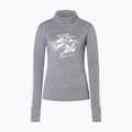 Светр жіночий Super.Natural Freeride Roll Neck cashmere grey melange / f. white / f. white 4
