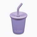 Кружка KLEAN KANTEEN Steel Straw Lid 296 ml paisley purple