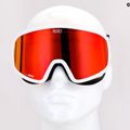 Маска сноубордична жіноча ROXY Feenity Color Luxe bright white/sonar ml revo red 8