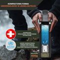 Пляшка туристична з фільтром Bachgold Selfpress Waterfilter 500 мл чорний 2
