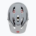 Шолом велосипедний Bell 4Forty Integrated MIPS matte gloss gray/crimson 6