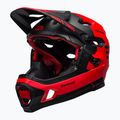 Шолом велосипедний Bell FF Super DH MIPS Spherical fasthouse matte gloss red/black