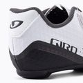 Кросівки велосипедні шосе жіночі Giro Cadet Carbon white 8