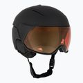 Шолом гірськолижний жіночий Giro Aria Spherical matte black/vivid cooper