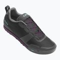 Кросівки велосипедні на платформі жіночі Giro Tracker Fastlace black/throwback purple 2