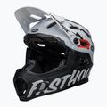 Шолом велосипедний Bell FF Super DH MIPS Spherical fasthouse matte gloss black/white