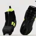 Черевики для бігових лиж дитячі Fischer XJ Sprint black/yellow 17