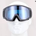 Маска лижна UVEX Athletic FM rhino mat/mirror silver blue 55/0/520/5230 11