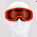 Маска лижна дитяча Alpina Piney red matt/orange 10