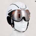 Шолом лижний  CASCO SP-2 Visier білий 07.3707 16