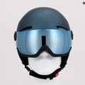Шолом лижний Alpina Arber Visor Q Lite petrol/green matt 15