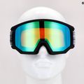 Маска лижна  UVEX Athletic FM black mat/mirror green lasergold lite 55/0/520/22 7