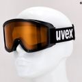 Маска лижна  UVEX G.gl 3000 LGL black/lasergold lite blue 55/1/335/21 2