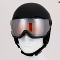 Шолом лижний Alpina Arber Visor Q Lite black matte 10