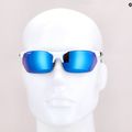 Окуляри сонячні UVEX Sportstyle 114 white black mat/mirror blue/litemirror orange/clear 53/0/939/8216 9