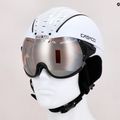 Шолом лижний CASCO SP-2 Carbonic Visor white 11