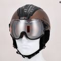 Шолом лижний CASCO SP-2 Carbonic Visor brown 11