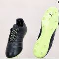 Футбольні бутси чоловічі PUMA King Platinum 21 FG/AG чорно-зелені 106478 05 11