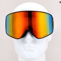 Маска лижна Red Bull SPECT Rush matt black/black/orange red mirror/red snow 013 8