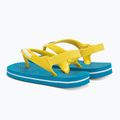 Шльопанці Havaianas Baby Brasil Logo II білий / синій / зелений / жовтий 3