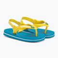 Шльопанці Havaianas Baby Brasil Logo II білий / синій / зелений / жовтий 4