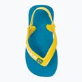 Шльопанці Havaianas Baby Brasil Logo II білий / синій / зелений / жовтий 6