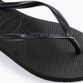 Жіночі шльопанці Havaianas Slim чорні 9