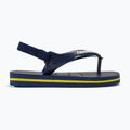 Дитячі сандалі Havaianas Baby Brasil Logo II темно-сині / цитрусово-жовті 2