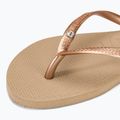 Жіночі шльопанці Havaianas Slim Crystal Sw II в'єтнамки золотого кольору 7