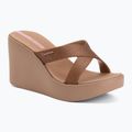 Шльопанці жіночі Ipanema High Fashion II Slide brown/glitter/pink