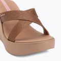 Шльопанці жіночі Ipanema High Fashion II Slide brown/glitter/pink 7
