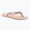 В'єтнамки жіночі Havaianas Slim Glitter II ballet rose / golden blush