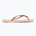 В'єтнамки жіночі Havaianas Slim Glitter II ballet rose / golden blush 2