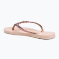 В'єтнамки жіночі Havaianas Slim Glitter II ballet rose / golden blush 3