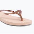 В'єтнамки жіночі Havaianas Slim Glitter II ballet rose / golden blush 7
