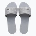 Жіночі шльопанці Havaianas You Malta Metallic льодово-сірі 11